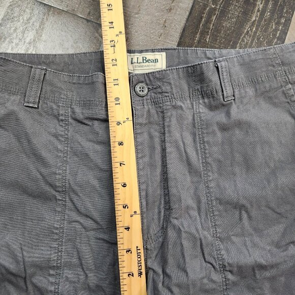 Mens LL Bean size 38x30 Standard Fit Canvas Outdoor Hiking Pants Shorts - Picture 9 of 10
